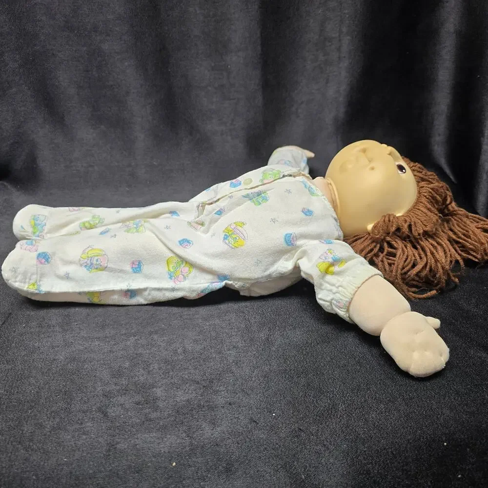 Vintage CPK Cabbage Patch Kids Doll Brown Hair 1984 MC Thomas